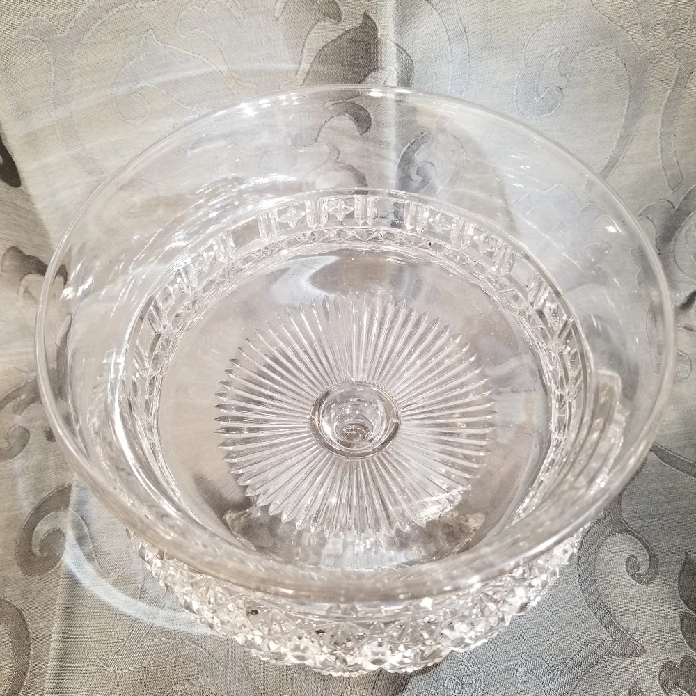 Antique crystal  Compote - Picture 4 of 5